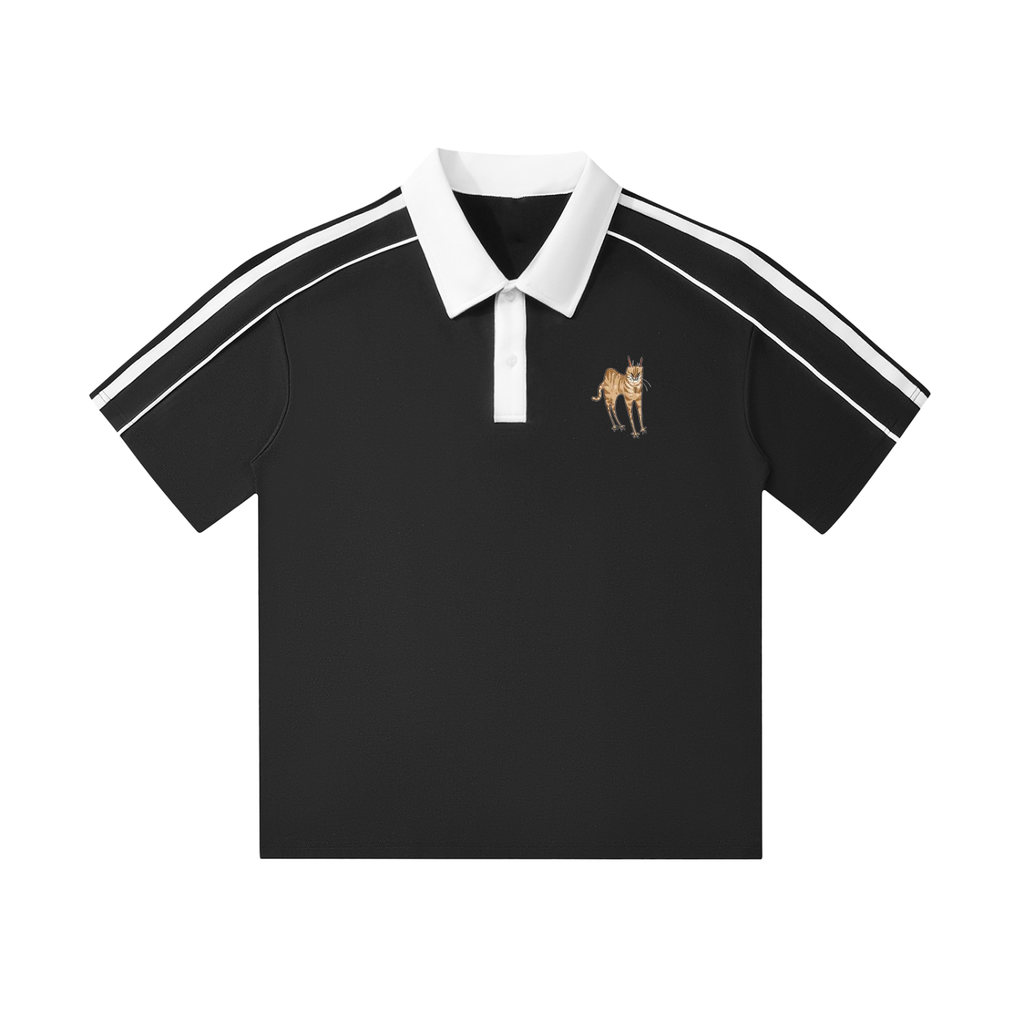 Lovimory Ugly Funny Style Custom Pet Contrast Collar Polo Shirt