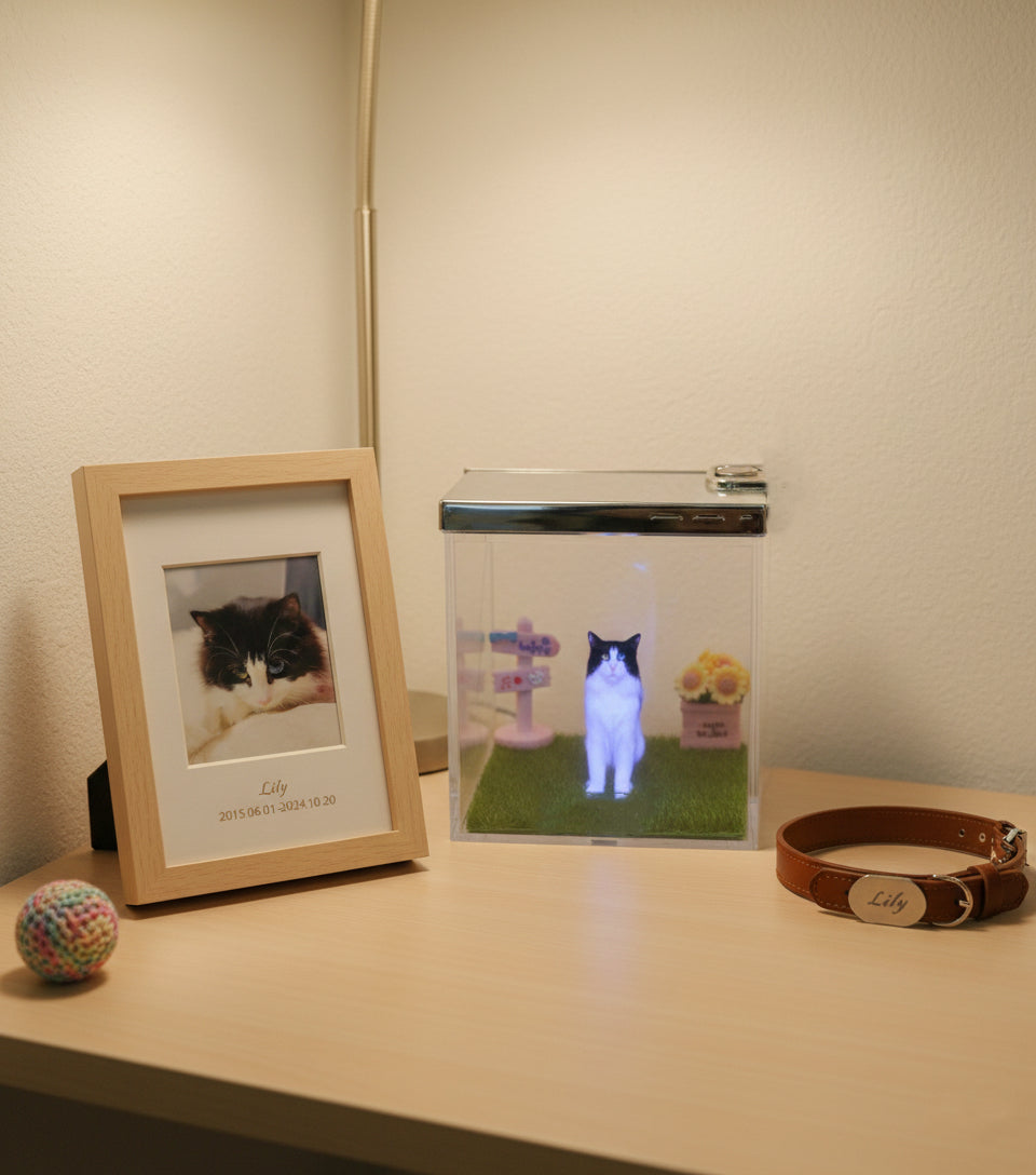 Lovimor Hologram Projector Memorial Box (Phone needed)