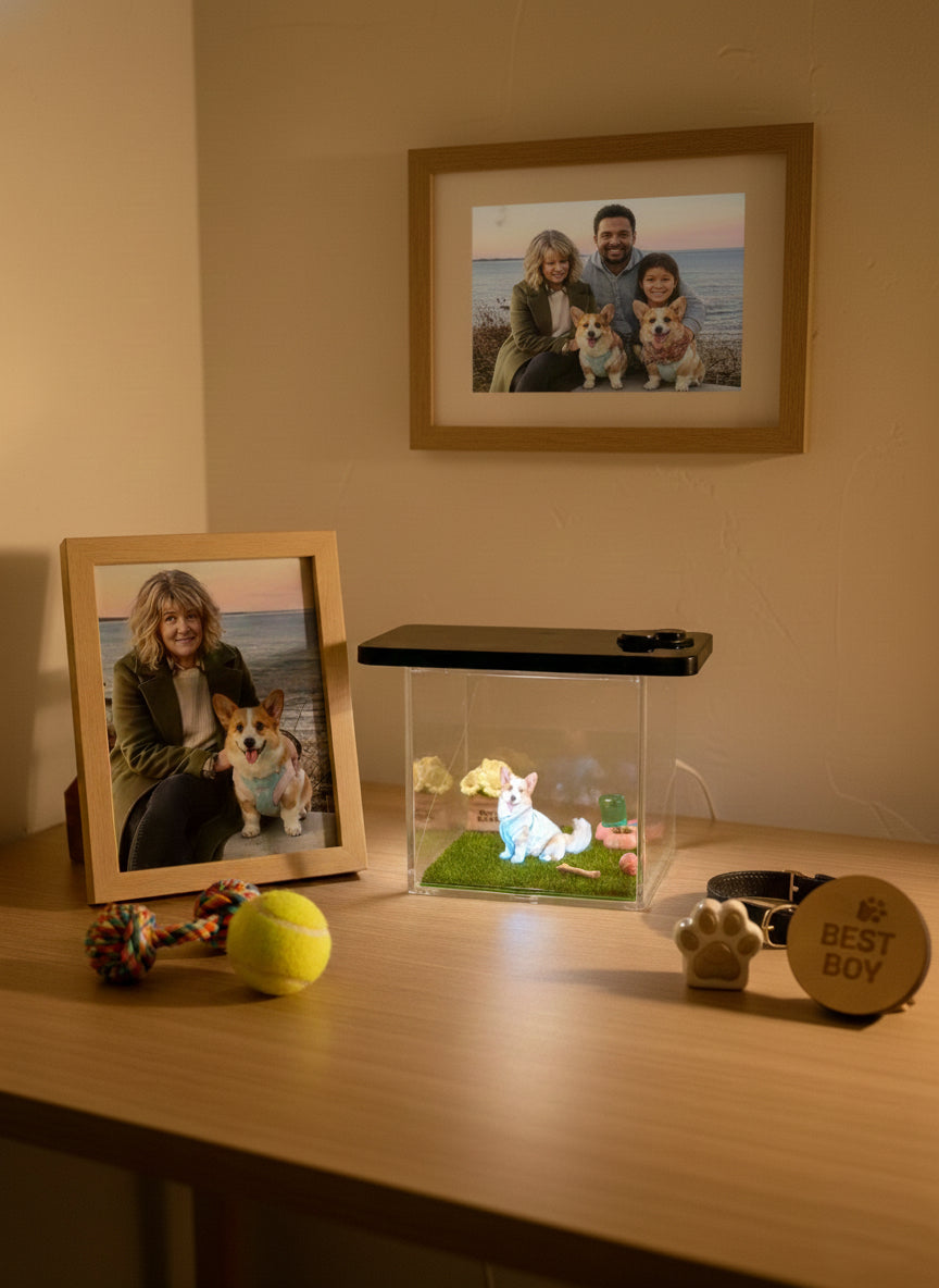 Lovimor Hologram Projector Memorial Box (Phone needed)