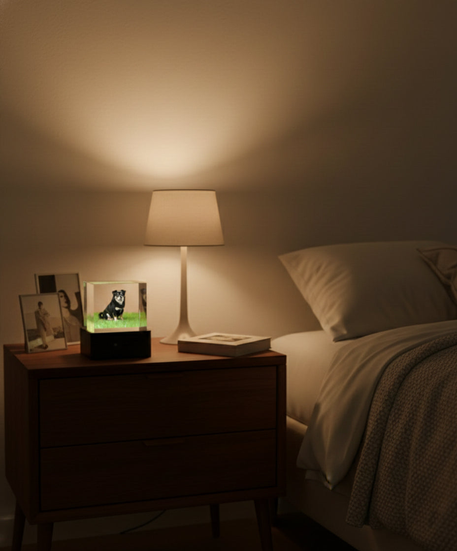 Lovimory One-Tap Memorial Box - Pet Hologram Projector (No Phone Needed) - Pre order