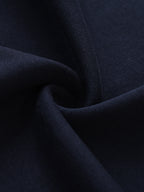 Lovimory Ugly Funny Style Custom Pet Contrast Striped Lapel Collar Sweatshirt