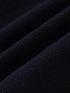 Lovimory Ugly Funny Style Custom Pet Contrast Striped Lapel Collar Sweatshirt