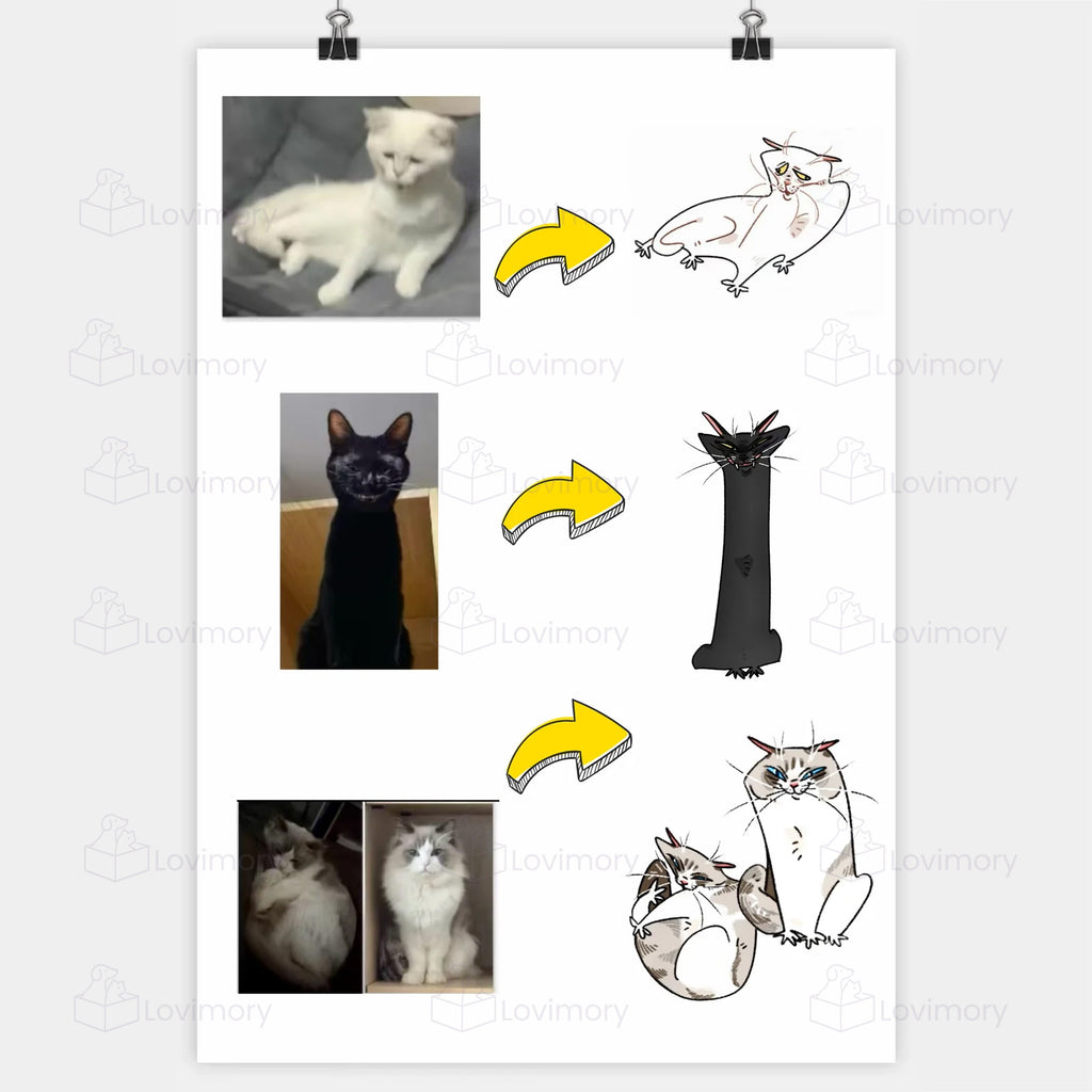 Lovimory Ugly Funny Style Custom Pet Contrast Collar Polo Shirt