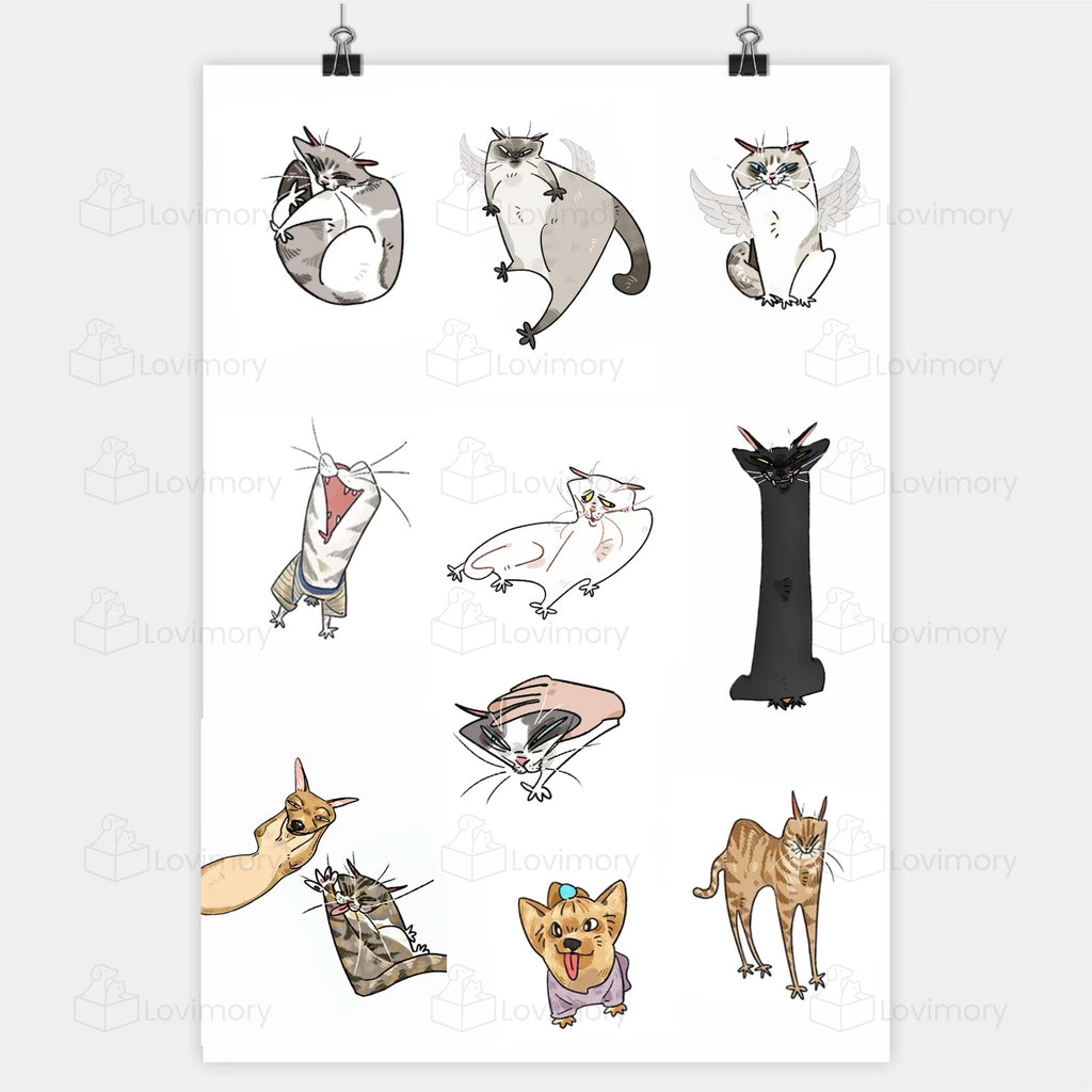 Lovimory Ugly Funny Style Custom Pet Contrast Collar Polo Shirt