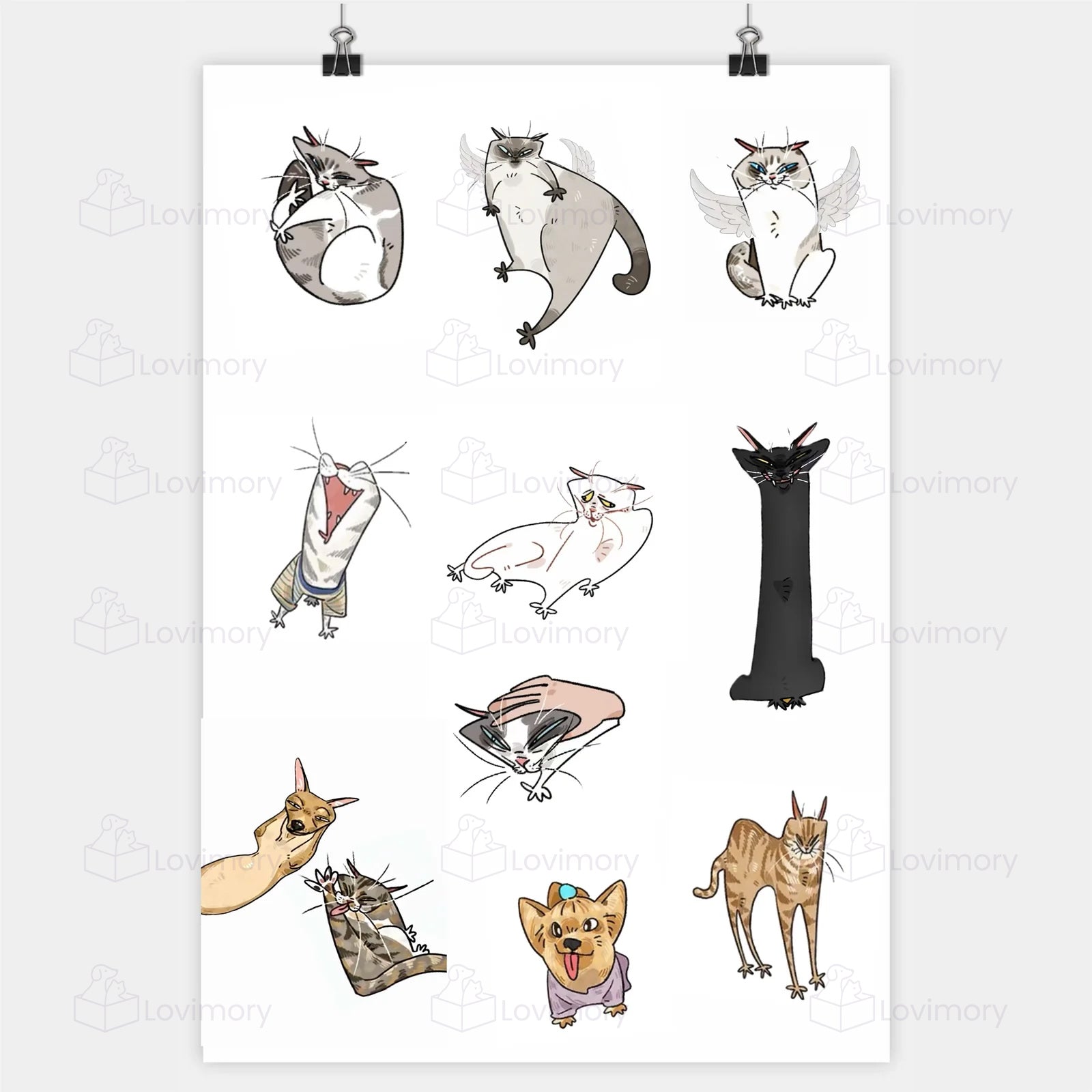 Lovimory Ugly Funny Style Custom Pet Essential Heavyweight Hoodie